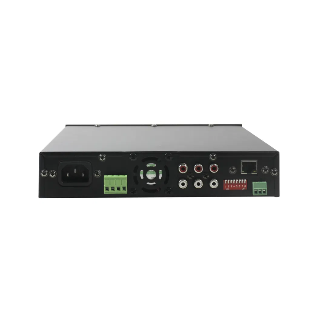 PA System 100V 8ohm 2 Channel 150W Mixer Power Amplifier Optional with IP, SIP or Dante Network Connection