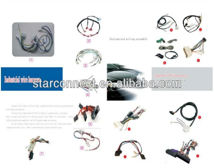 OEM and Customized Ribbon Automotive Wire Connector Types