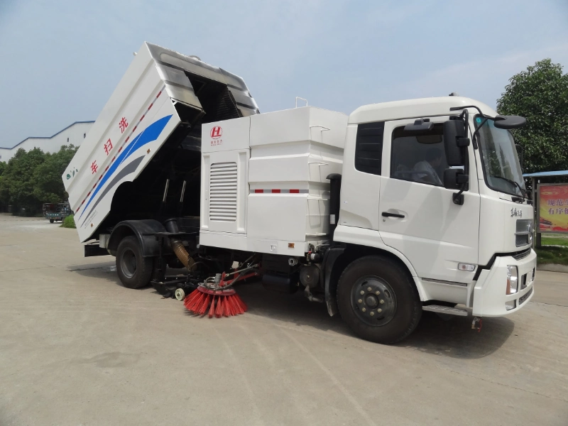 Dongfeng 16cbm Dustbin Cleaning Truck Road Sweeping Vehicle