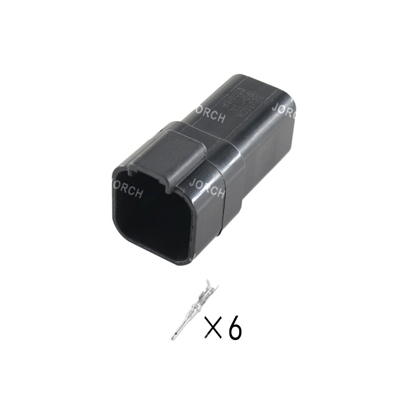 6pin Female and Male Dt Series Electrical Wire Connector High Quality Waterproof Deutsch Auto Connectors Te Connectivity Dt06-6s Dt04-6p