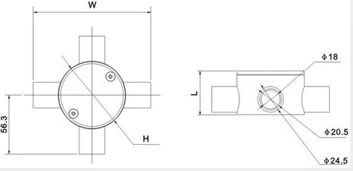 Round Junction Boxes with CE