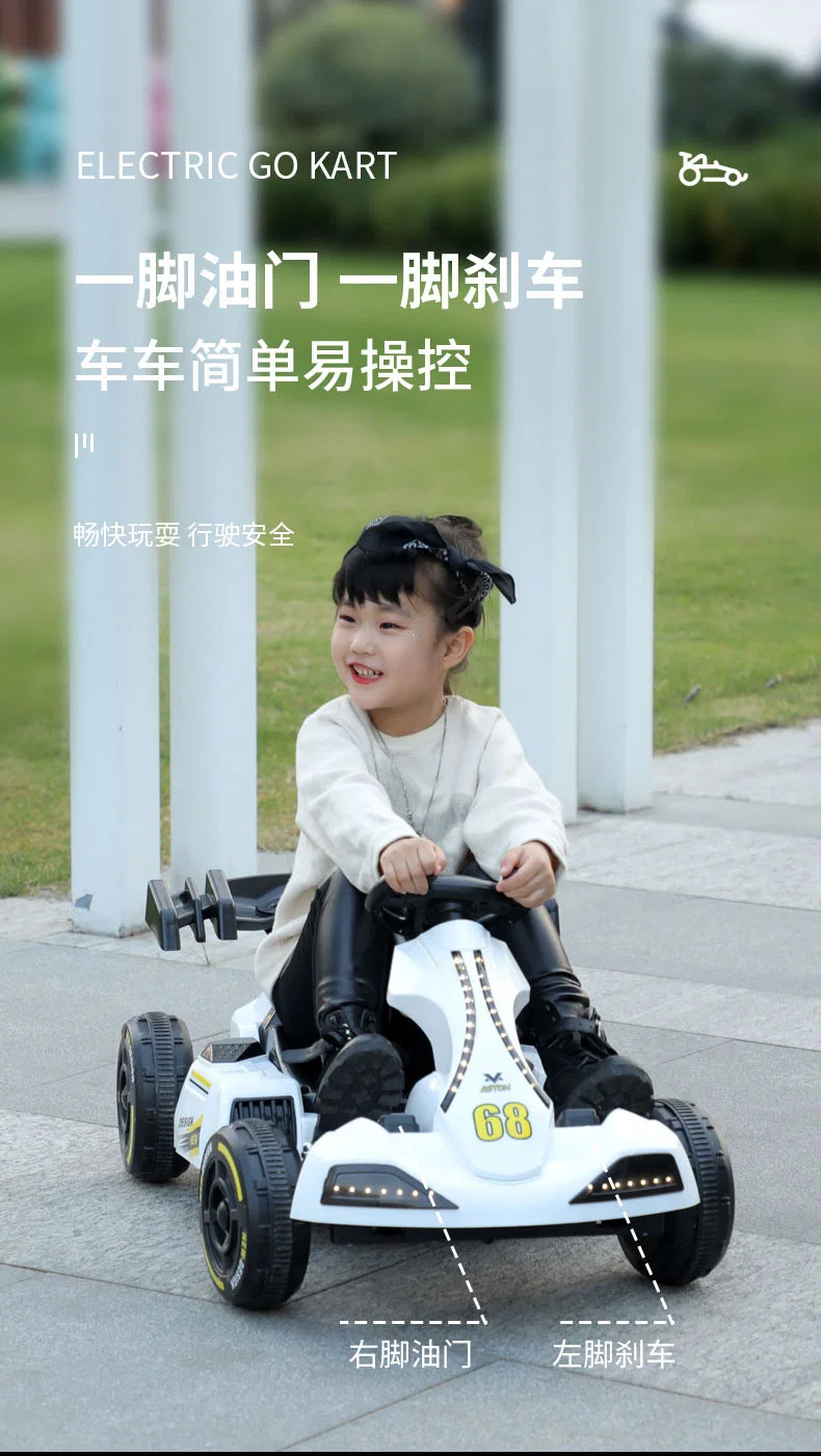 High Quality Children&prime;s Remote-Controlled Car/Bluetooth Connection/Baby Self Driving Toy Car