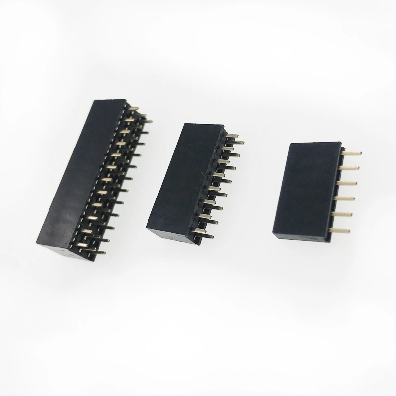 Female Header 2.54mm Double Row Vertical SMT Type H=3.5/5.0 Connector