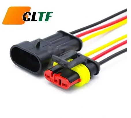 Customized 1-50 Pin Industrial Auto Automotive Battery Solar Electric Shielded Cable Assembly Wiring Wire Harness Male Femal Amphenol Molex AMP Te Jst Connector