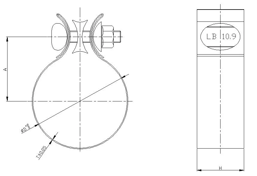 Stainless Steel Exhaust Pipe Clamp Connector for Clamping Exhaust Components