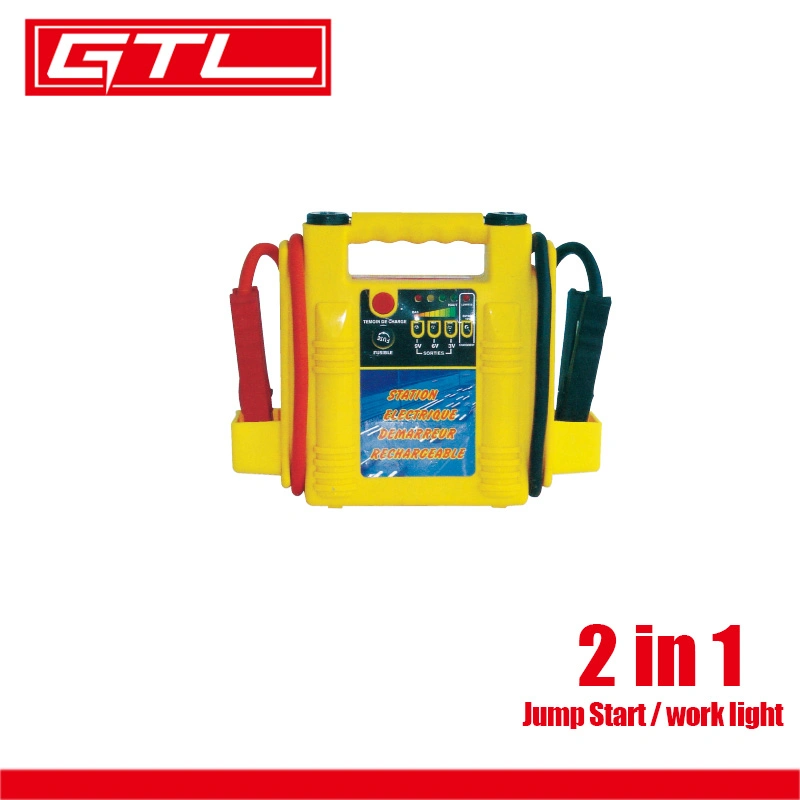 2 in 1 Auto Jump Starter 12V Car Emergency Battery Charger Booster Intelligent Pulse Safety Protectio