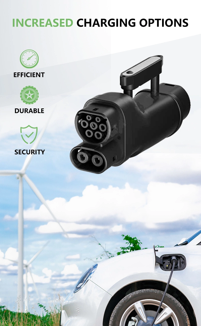 250A Electric Vehicle Gbt DC Fast Charging Adapter CCS 2 to GB/T Charging Station EV Car Charger Connector