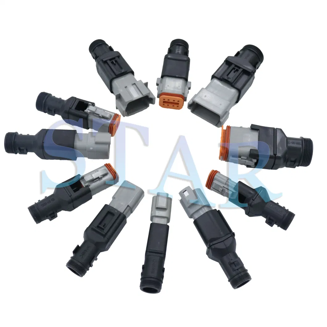 Manufacturer Hot Sale Dt Series Dtm Connector 2/3/4/6/8/12p Deutsch Waterproof Auto Connector Dtm04 Dtm06