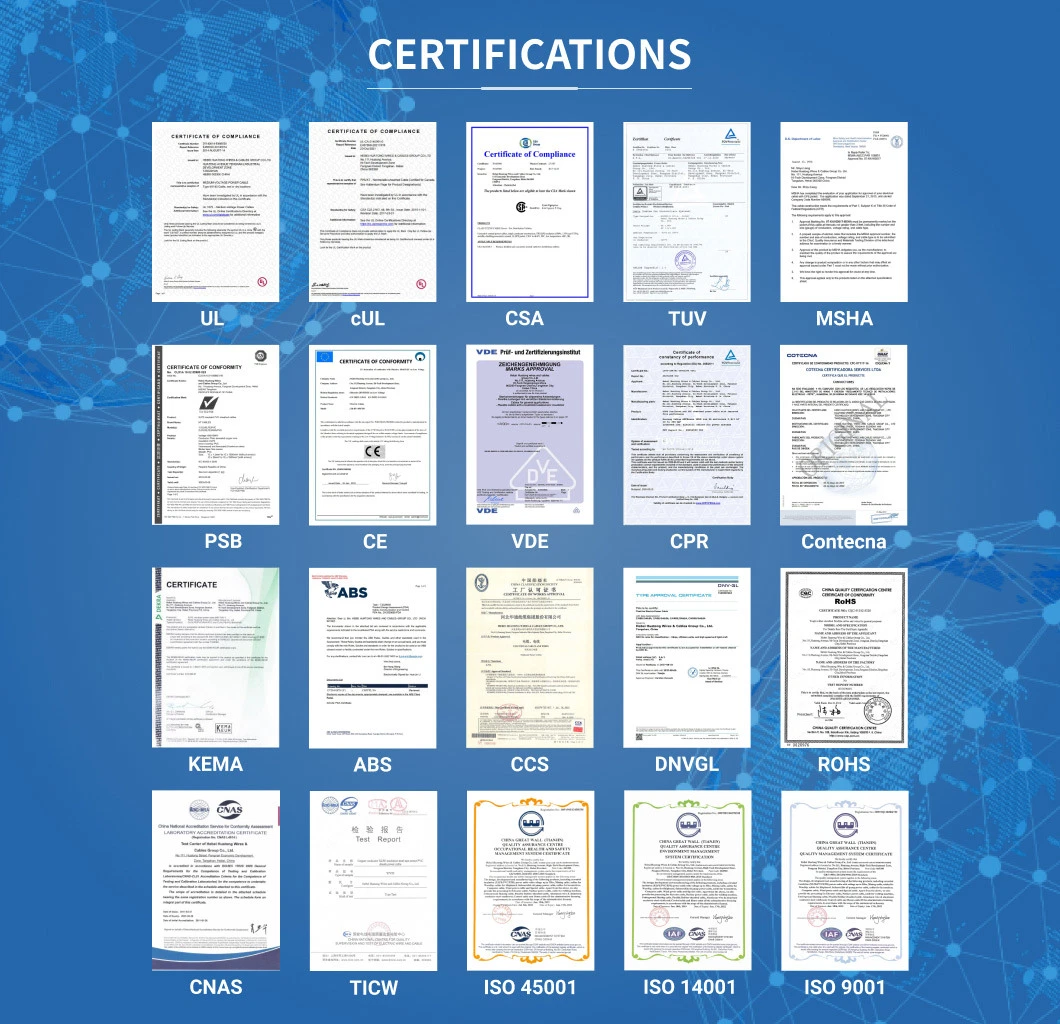 DC 2kv Aluminum XLPE PV Wire DC1.5kv Solar Cable TUV/UL/CSA Certificate