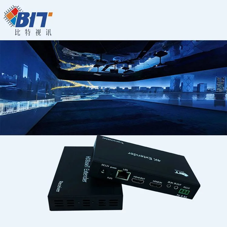 Bitvisus No Compression HDMI Extender 120m 4K30Hz Over CAT6 Cable Long Transmission Distance