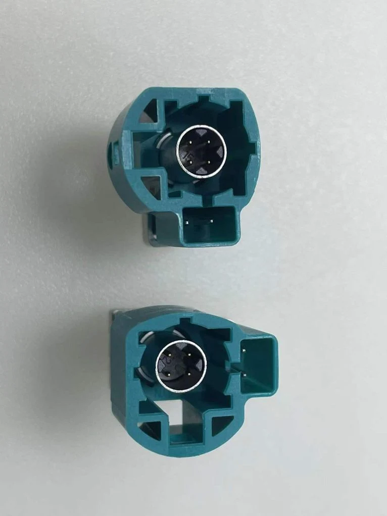 Hsd 6pin Male Z Water Blue 180 Degree Car Connector