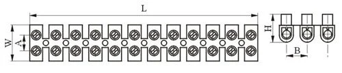 U Type PA Type Terminal Block Connector with CE