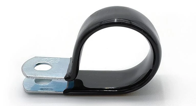 Vinyl Coated Insulated Wire Clamp for Cords, Conduits, Construction and Automotive