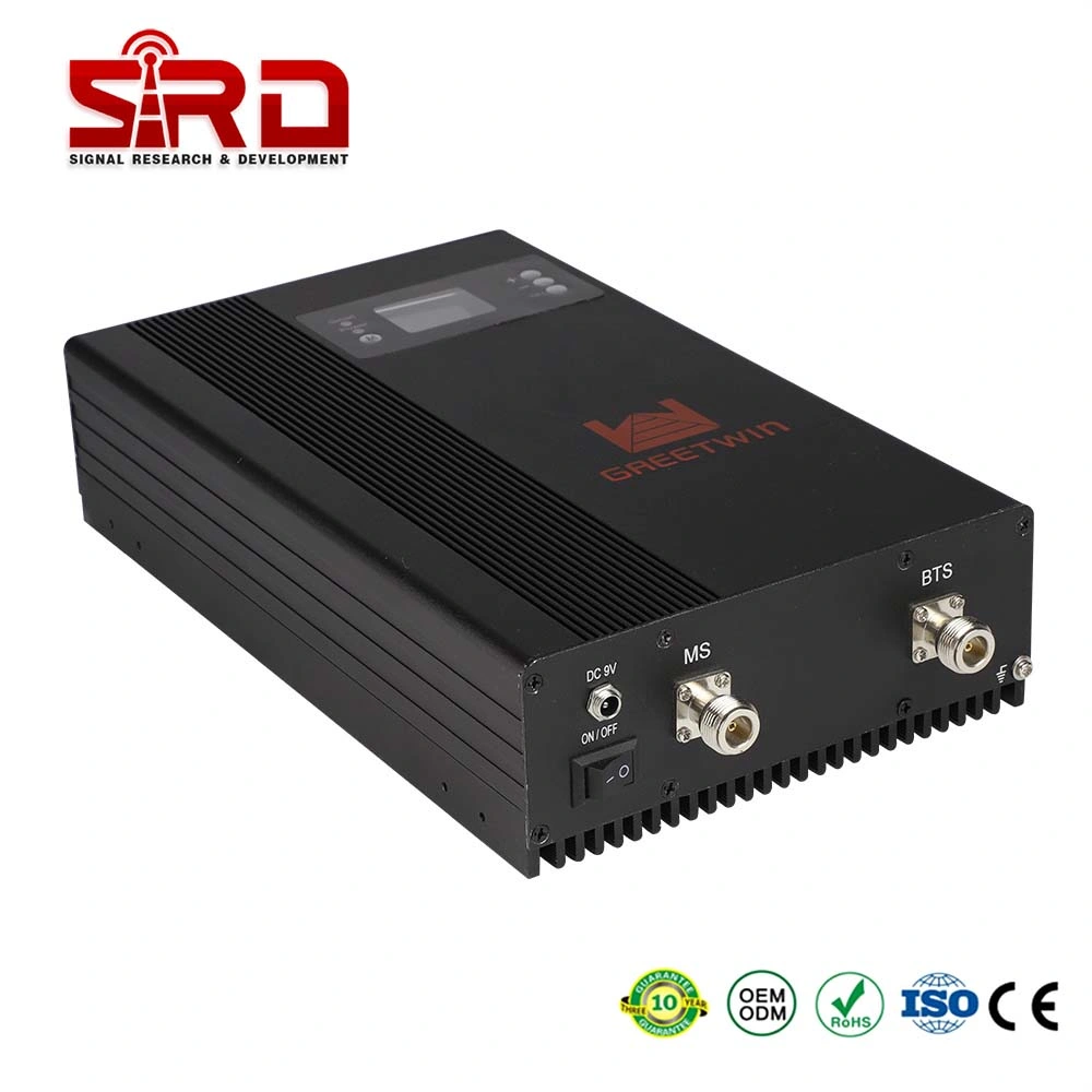 Triple-Band 850MHz 1800MHz 2100MHz Signal Amplifier B5 B3 B1 with LCD Homeuse