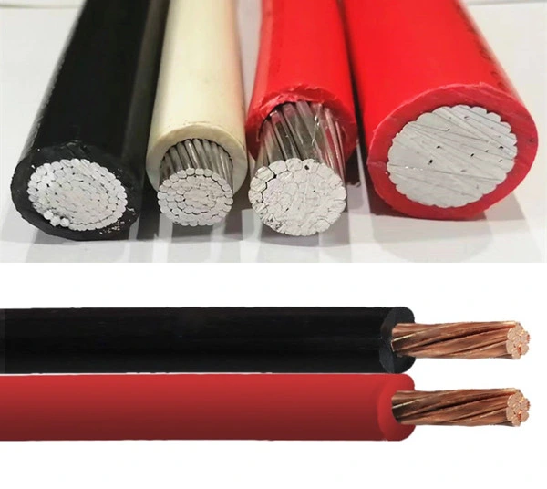 UL cUL CSA TUV DC Battery Connection PV Solar Cable 1500V 2000V 10 Guage Red and Black