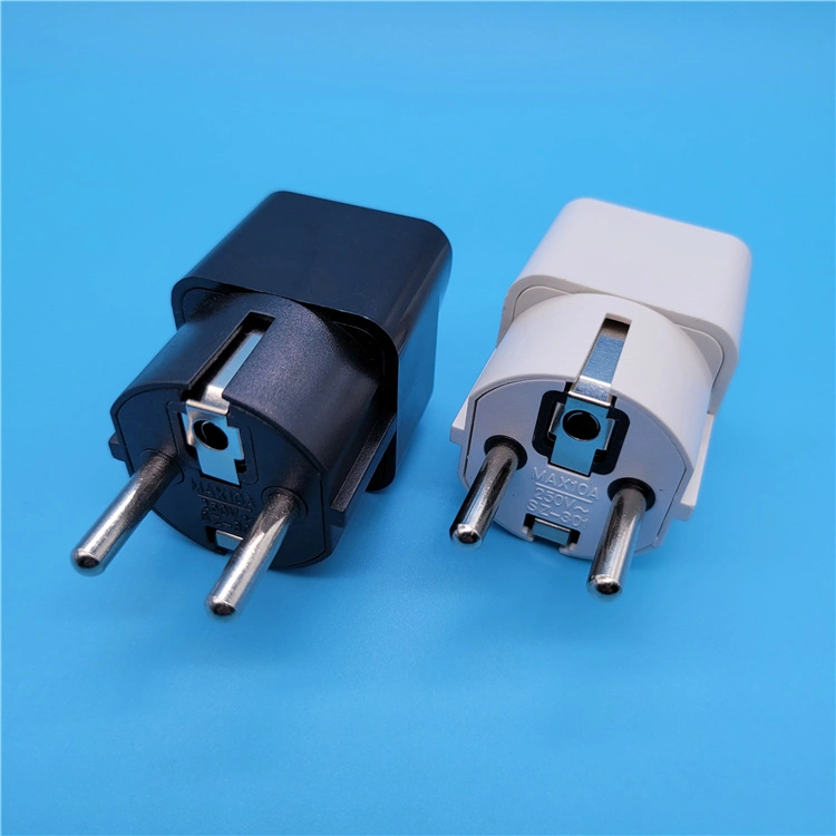 Top Quality 100% Pure Copper EU German Conversion Plug Adapter European Germany Australia Power Socket Travel Conversion Plug