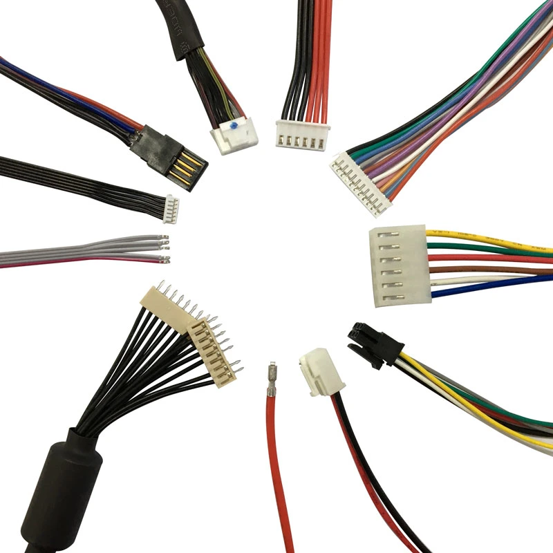 UL SGS Certificated Raw Wire Assemblied Cable Wire Harness for Electronics Industry