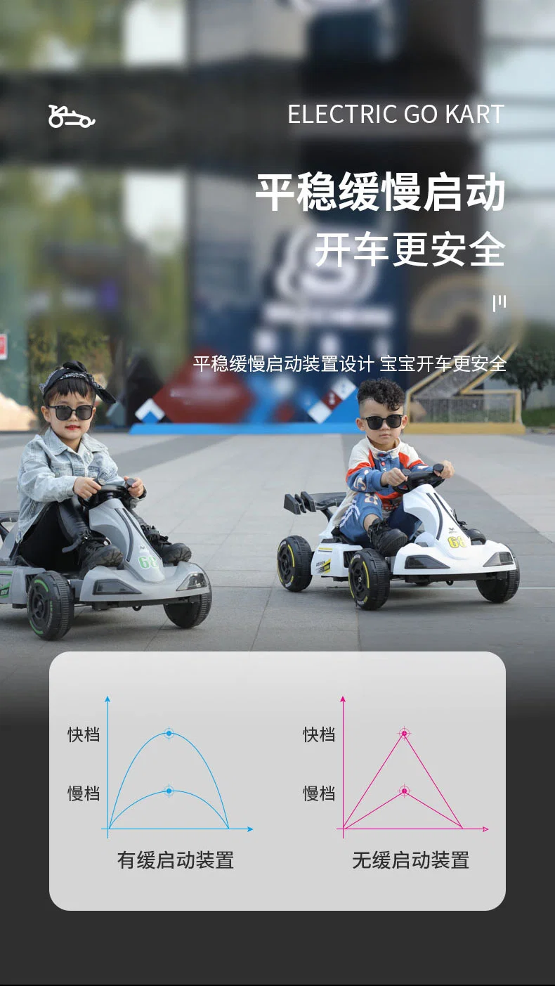 High Quality Children&prime;s Remote-Controlled Car/Bluetooth Connection/Baby Self Driving Toy Car