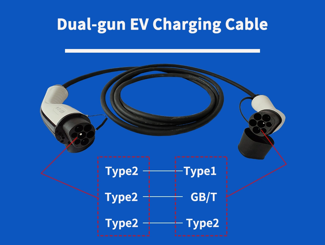 Electric Vehicle Charging Cable Car SAE J1772 Type1 Plug EV Charger Connector