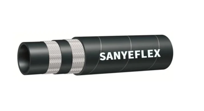 Hydraulic Rubber Hose Distributor Sanyeflex ISO 90001 Ma Certificate Mining Machine Heavy Equipment Tube Pipe Pump Hose Connectors R1 R2 R3 R4 4sh 4sp