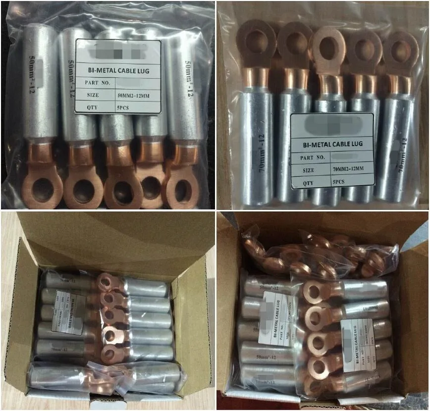 German Standard Wire Connector Terminal Copper Aluminum Bimetallic Cable Lug