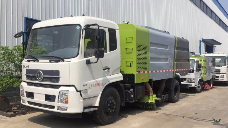 Dongfeng 16cbm Dustbin Cleaning Truck Road Sweeping Vehicle