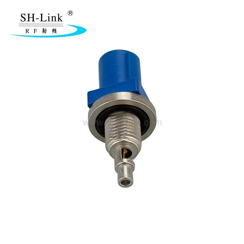 Fakra Automotive Connector Type C Blue Male Connector with Thread Can Be Customized for 1.13