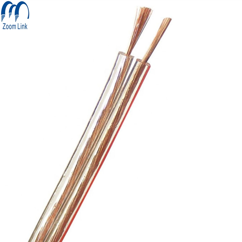 10AWG 12AWG 18AWG Transparent Speaker Cable