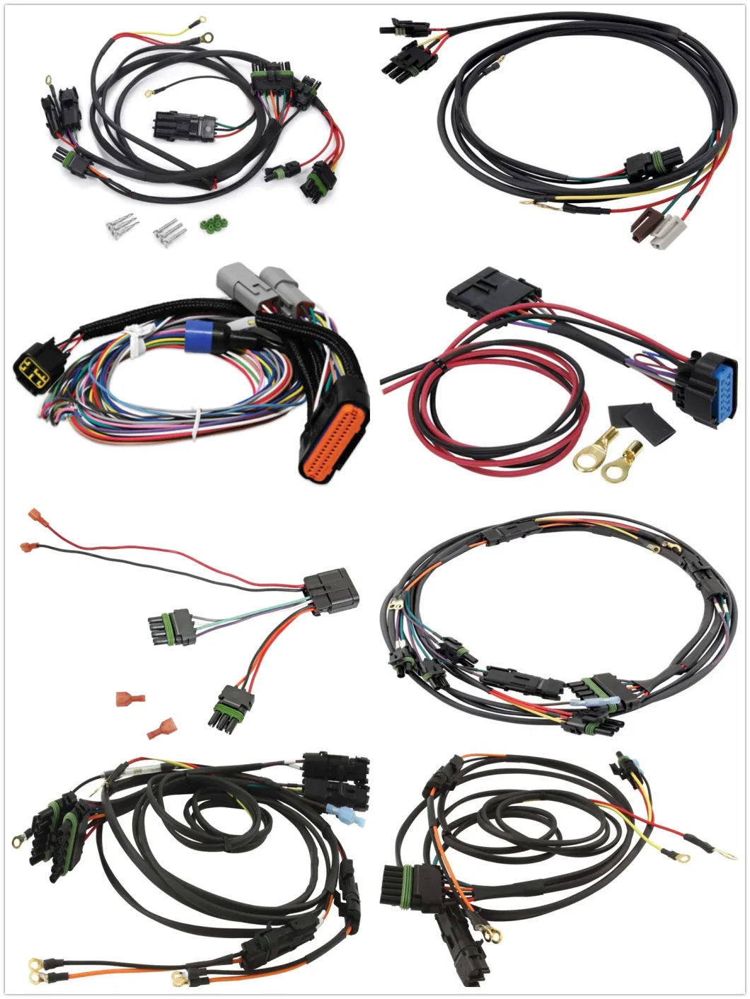 High Quality Automotive Connector Dt Dtp Dtm HD Series 2 Pin to 3 4 5 6 8 12 Pin Waterproof Male Female Deutsch Connector