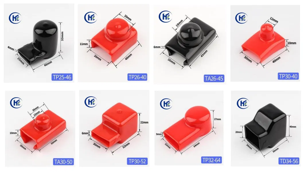 Battery Copper Bus Bar Connection PVC Insulator Battery Terminal Busbar Rubber Boot Protector Battery Link Insulated Plastic Protective Cover 22mm Width