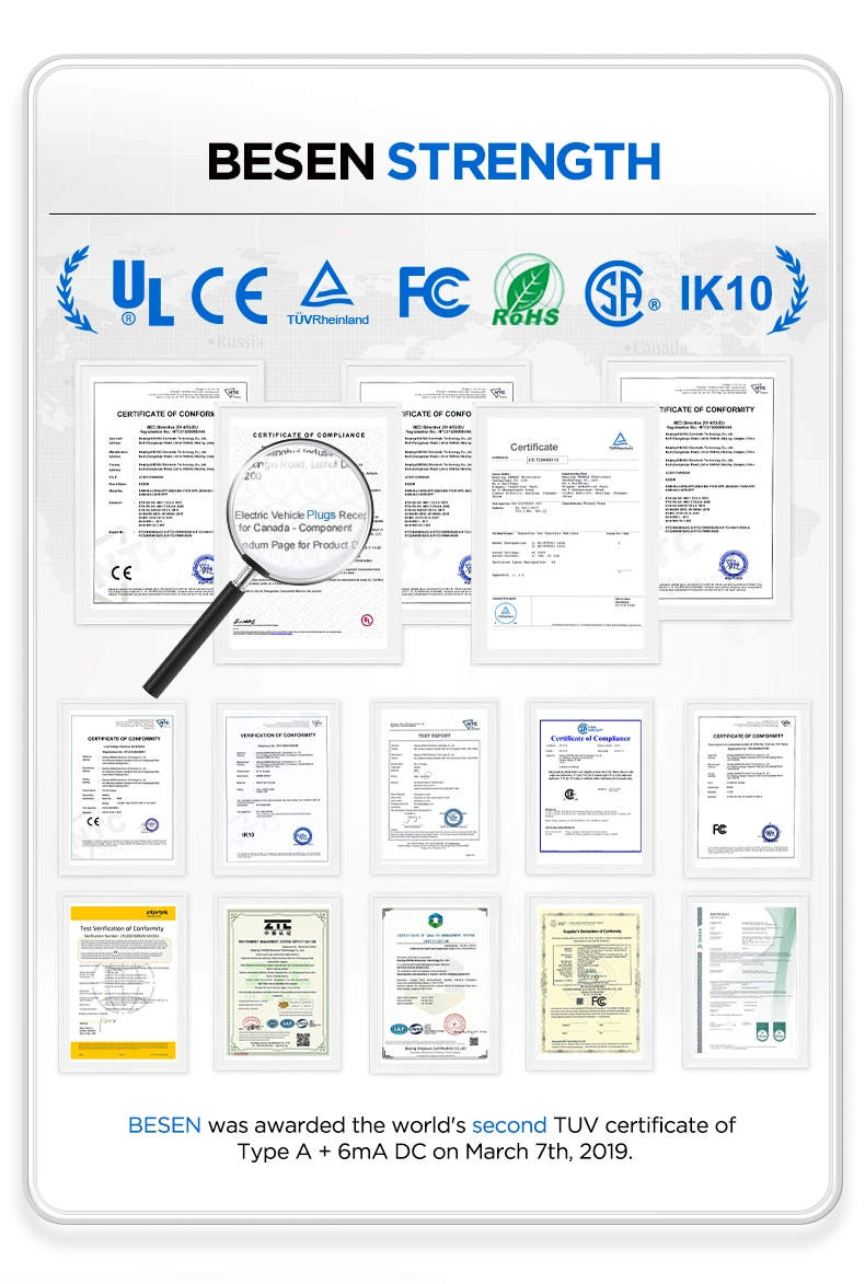 IEC 62196-2 Type 2 Electric Cars Charging Male Plug 32A