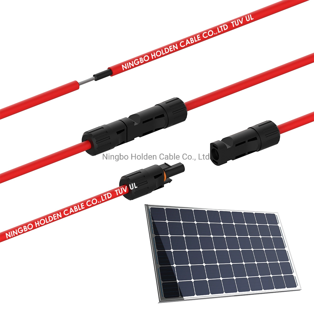 TUV Approval 1500V Electric Xlpo Tinned Copper DC Solar PV Cable