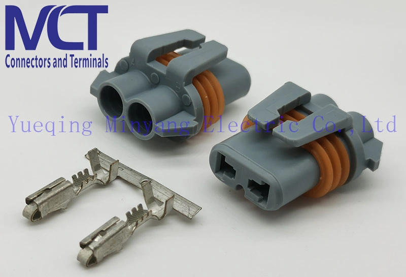 2 Holes 9005 Car Bulb Holder Cable Electrical Connector DJ9005