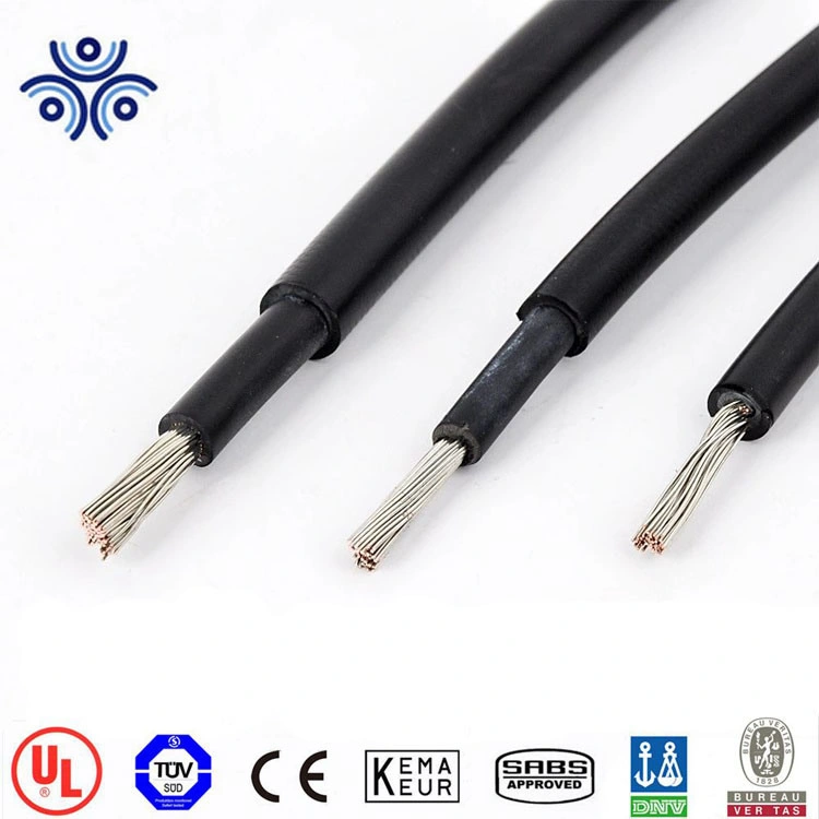 DC 2kv Aluminum XLPE PV Wire DC1.5kv Solar Cable TUV/UL/CSA Certificate