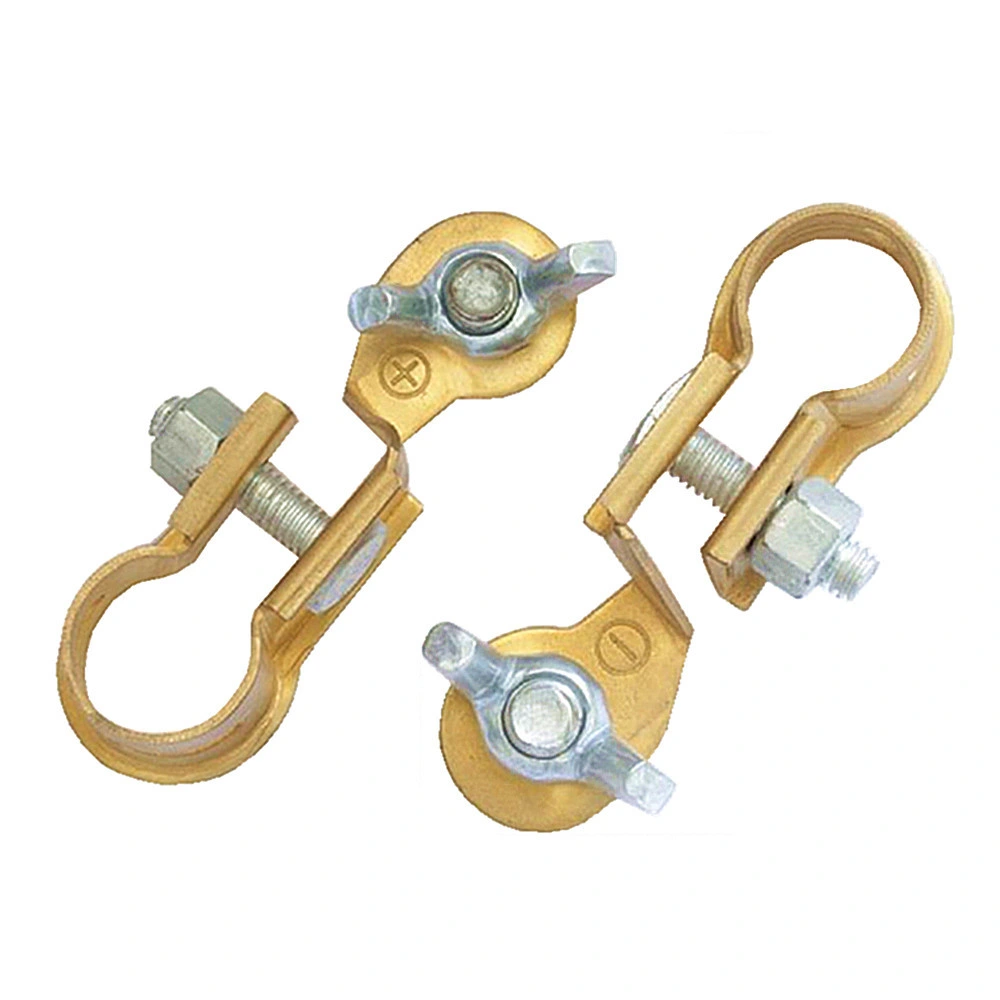 Vehicle Van Automobile Battery Terminal Auto Cable Clamp Top Post Brass Terminal