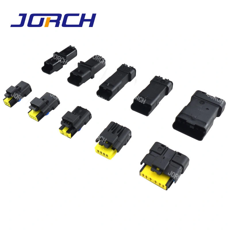 2 3 4 5 6 Pin Way Waterproof Fci Female Automotive Wire Harness Connector Car Plastic Housing Electrical Plug Quality