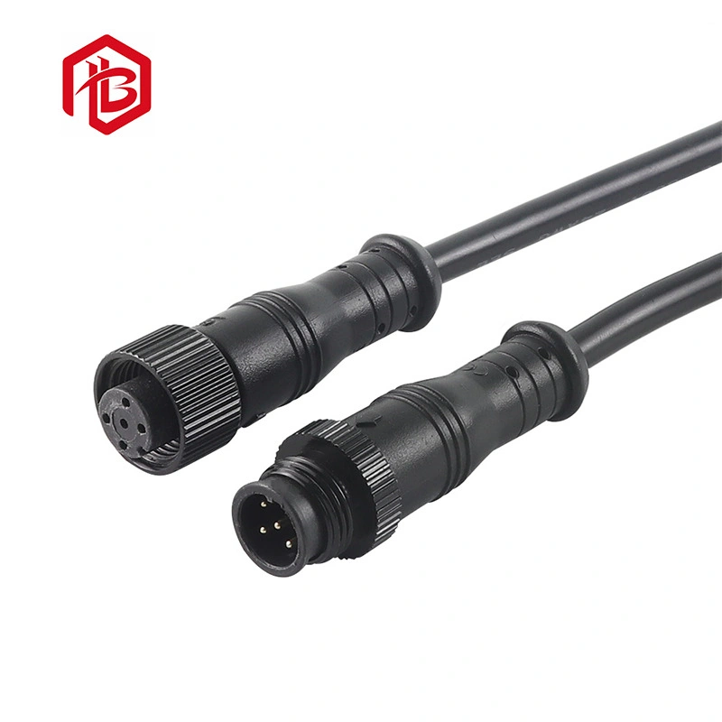 3 4 Pin Metal M12 Type Automotive Waterproof Connector