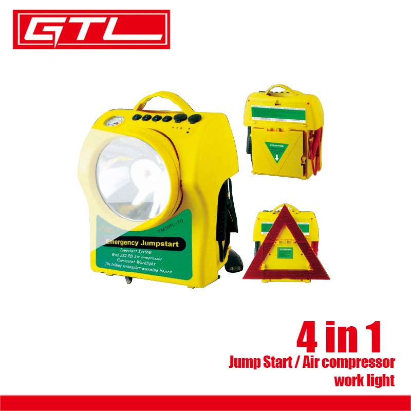 4 in 1 Jump Starter /Air Compressor/Work Light Car Emergency Battery (48220008)