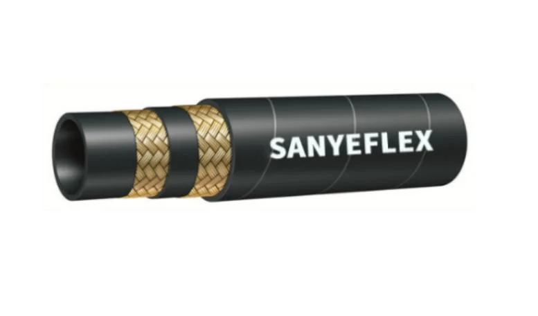 Reliable Hydraulic Hose Manufacturer Sanyeflex OEM ODM Industry Machine Heavy Equipment Hoses Fittings Connectors R1r2 4sh 4sp