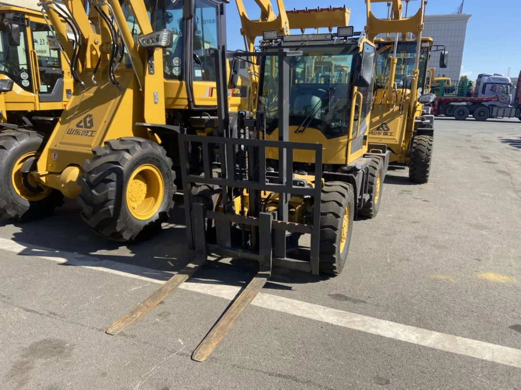 Diesel Forklift 3 Ton Lugong T830 All Terrain Forklift