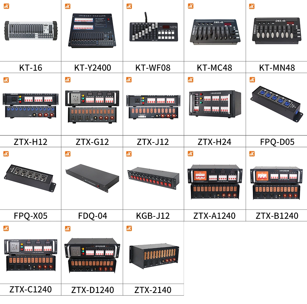 Professional 2u Standard Signal Amplifier with Protection, for Stage Light System