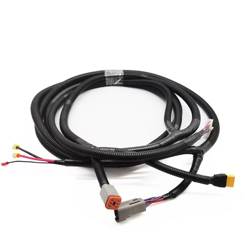 Harness Manufacturer&prime;s Electronic Connection Vehicle Modification Wiring Harness New Energy Electric Vehicle Harness Deutsch Connector Dt-2s /Dt04-4p / Xt90-F