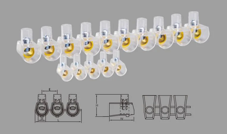 PC Single screw Terminal Block Wire Terminals