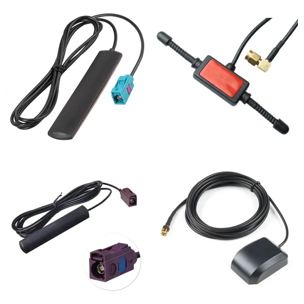 Universal DIN Male Female Car Audio Modified DVD Navigation CD Player Radio Antenna Extension Cable Conversion Cable Connectors