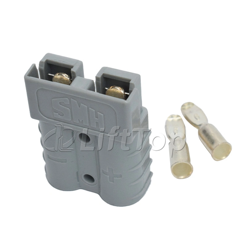 New 2 Pin Smh 50A 600V Power Connector Battery Plug Terminal Connectors for Forklift Stacker Smh50 Smh50A Sb50