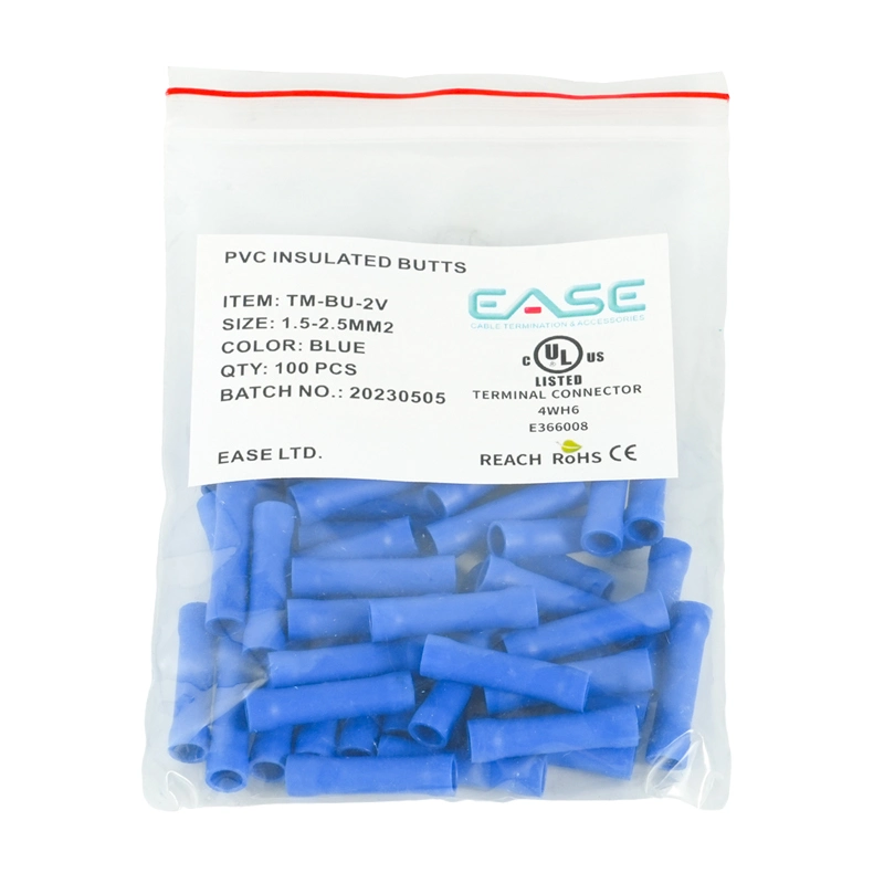 German Standard PVC Insulated Crimp Ring Terminals with UL CE