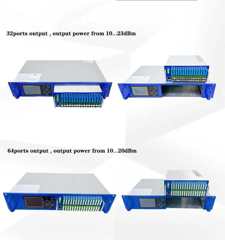 Fullwell New Generate Xgs-Pon CATV EDFA LC Connector for 32 Ports