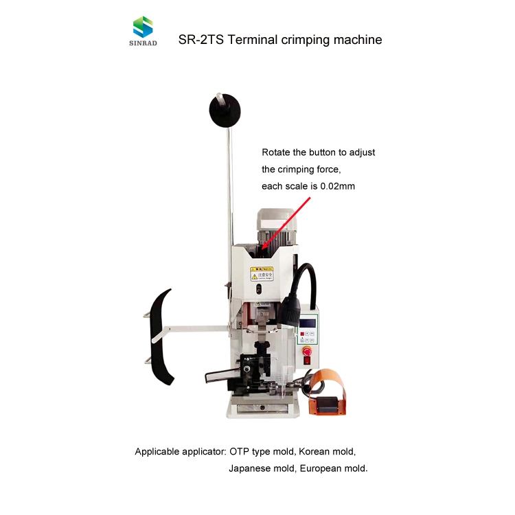 2t Precision Automatic Terminal Crimping Machine CE Certification Wire Harness Connector Lugs Press Machine