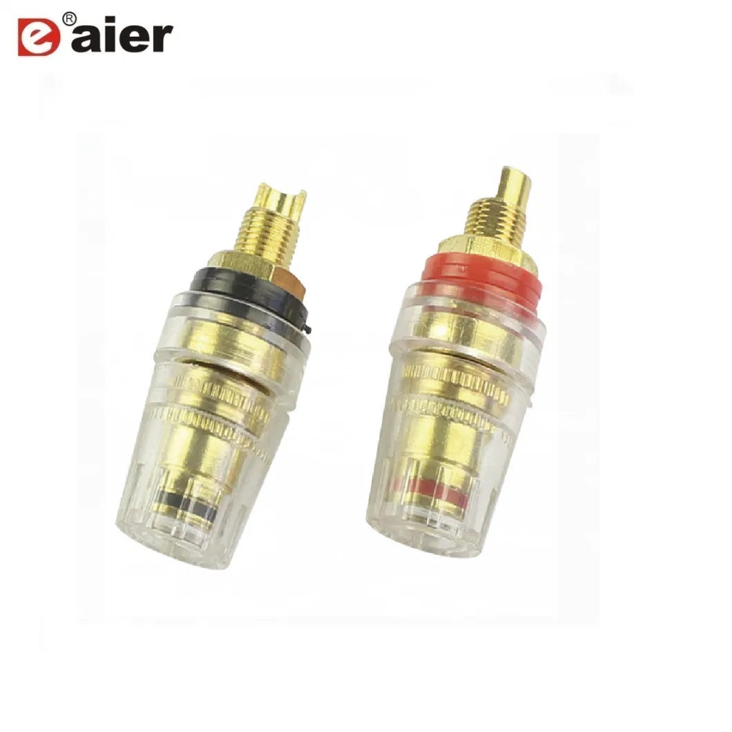 30A Male Socket Connector Speaker 8mm Gold Binding Post Connector