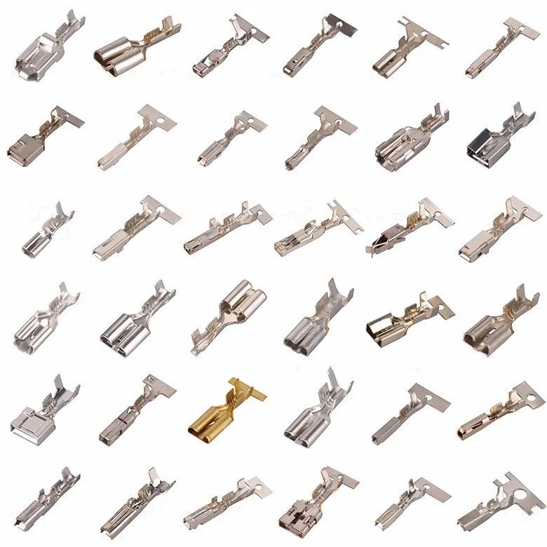 Customization Automotive Terminals Male Female Metal Stamping Electrical Wire Terminal Connector Crimp Terminal
